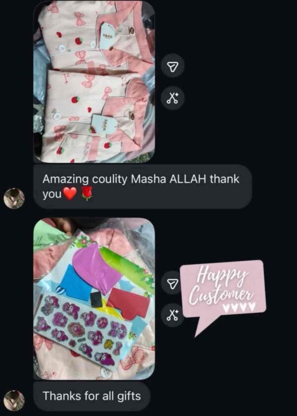 Message from a Kuku Kids customer