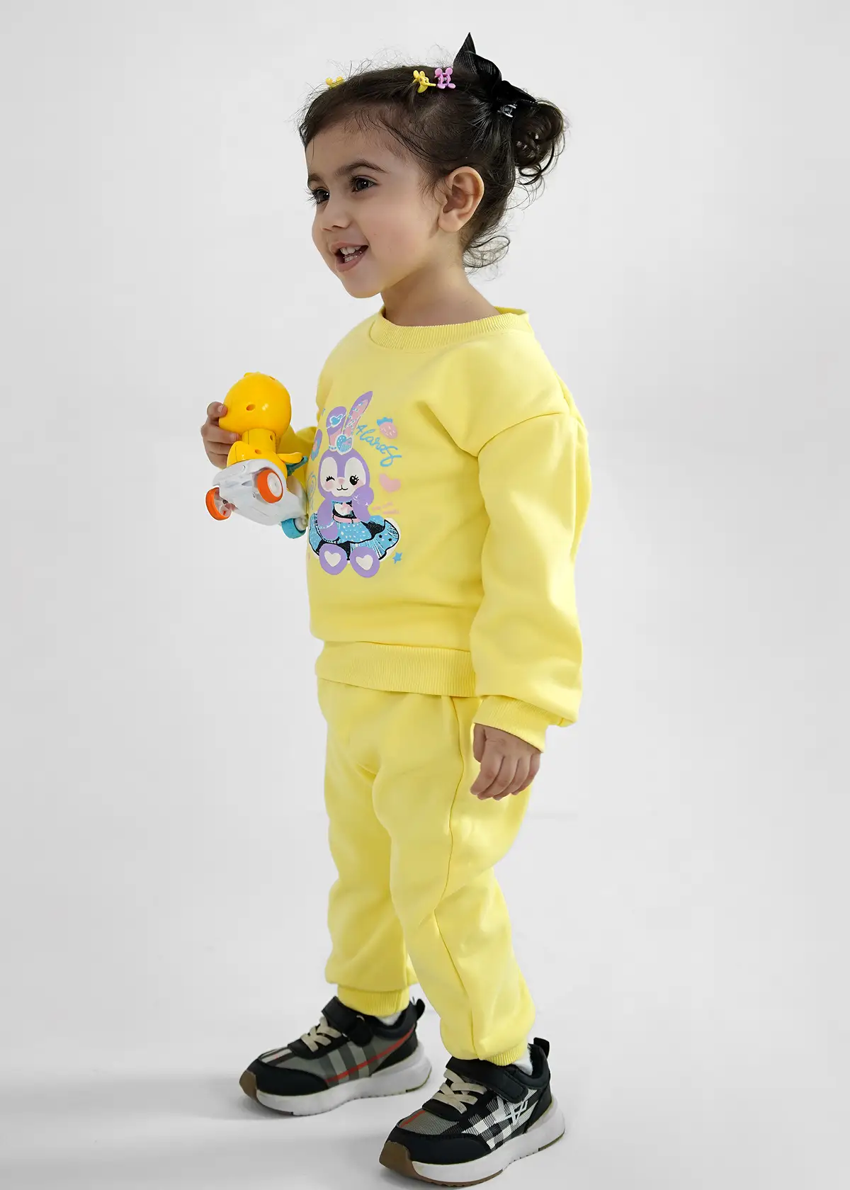 stylish bunny coord yellow 1