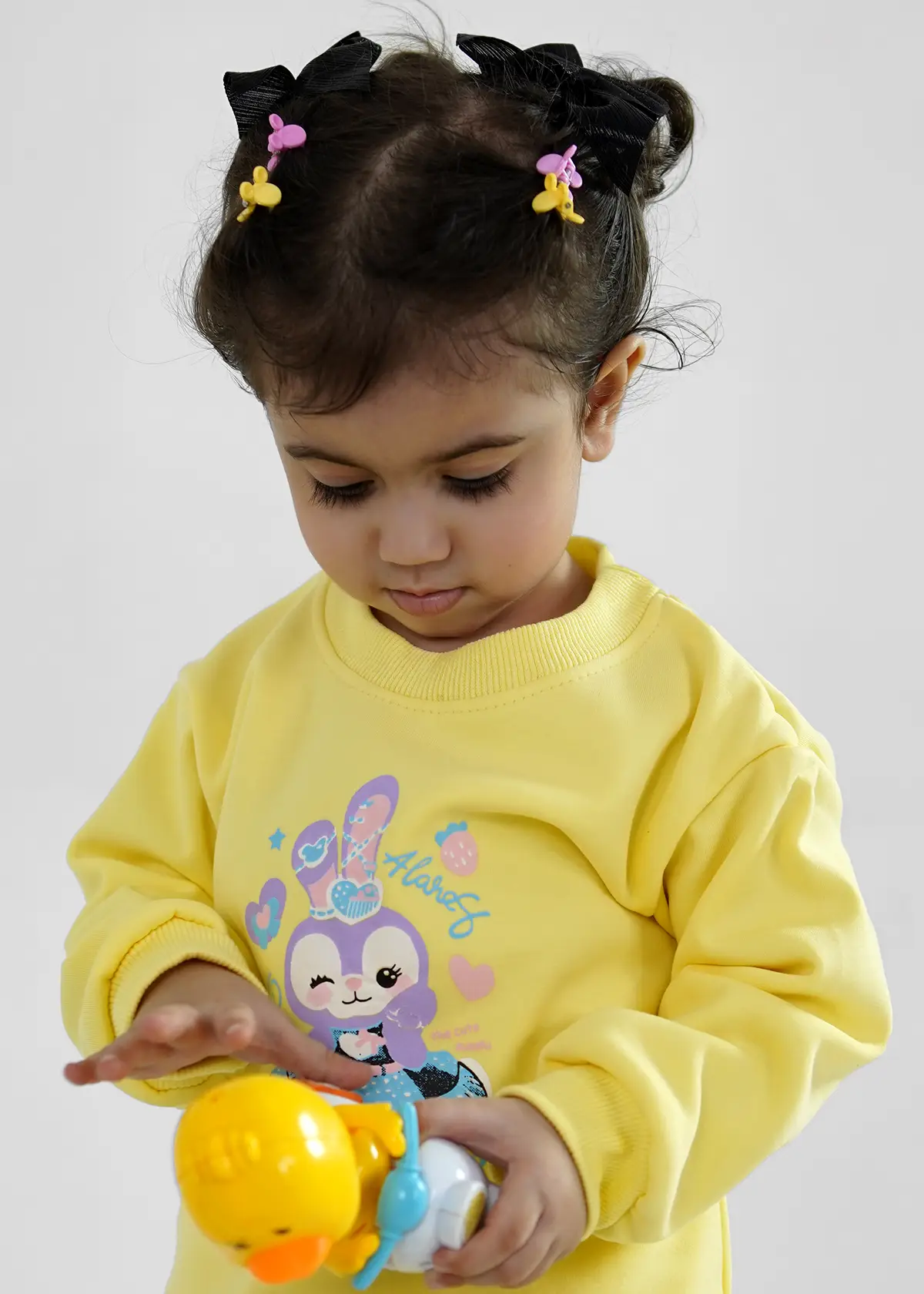stylish bunny coord yellow 4